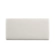 Bowery Hill Modern Rectangle Faux Leather Storage Ottoman in White