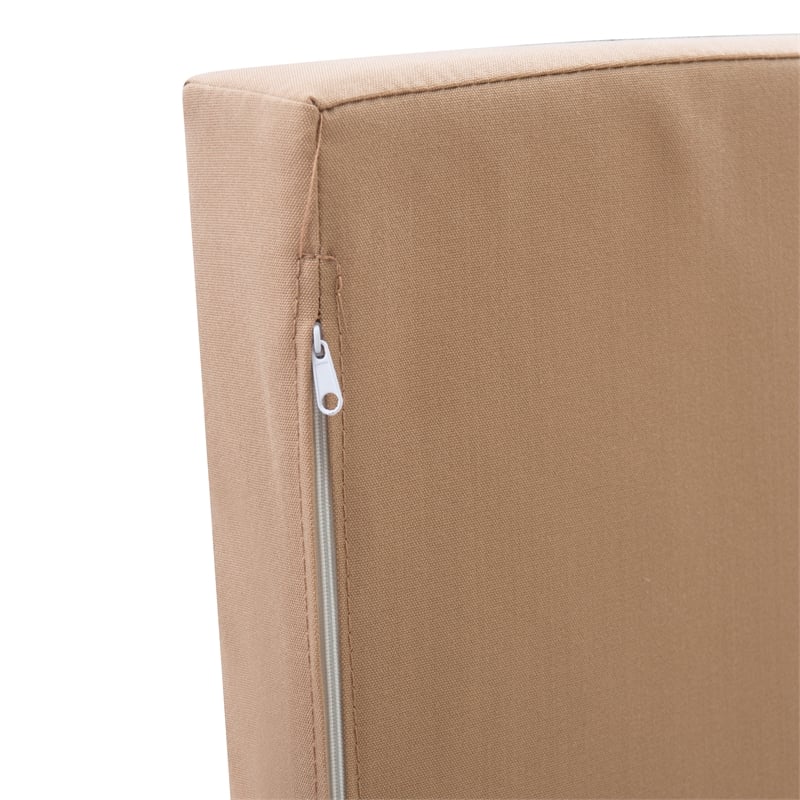 Bowery Hill 5 Piece Polyester Cushion/Pillow Set for Nook in Beige