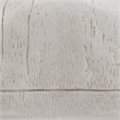 Bowery Hill Whale Sculptured Glass Top Rustic Accent Table in White