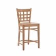 Bowery Hill Wood Commercial Grade Set of Two Counter Stools in Natural