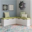 Bowery Hill 5 Piece Polyester Cushion/Pillow Set for Nook in Apple Green