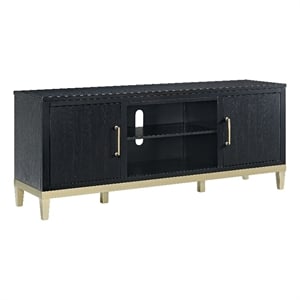 Bowery Hill Contemporary 70&quot TV Stand in Black Coffee Finish