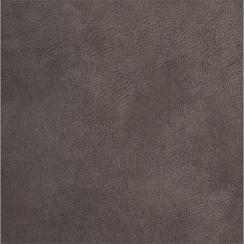 Bowery Hill Modern Power Reclining Sofa in Brown Polyester Fabric