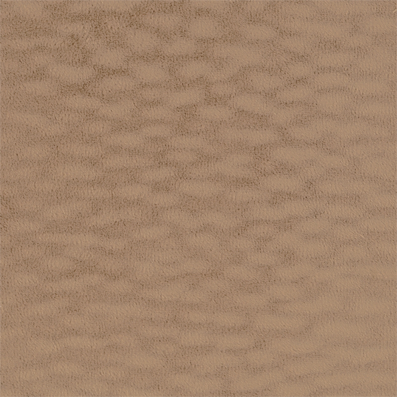 Bowery Hill Chaise Rocker Recliner in Brown Polyester Fabric