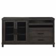Bowery Hill Modern Farmhouse Dusky Cedar Brown Finish Wood Server