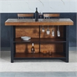 Bowery Hill Contemporary Chestnut Wood Finish 3-piece Home Bar