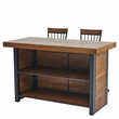 Bowery Hill Contemporary Chestnut Wood Finish 3-piece Home Bar