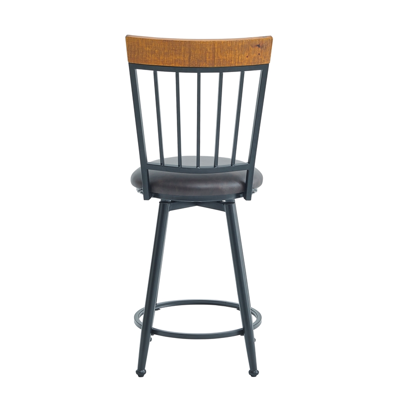 Bowery Hill Contemporary Chestnut Wood Finish 3-piece Home Bar