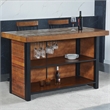 Bowery Hill Contemporary Chestnut Wood Finish 3-piece Home Bar