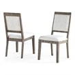 Bowery Hill Assembled Modern Wood Side Chair in Washed Gray Oak Finish