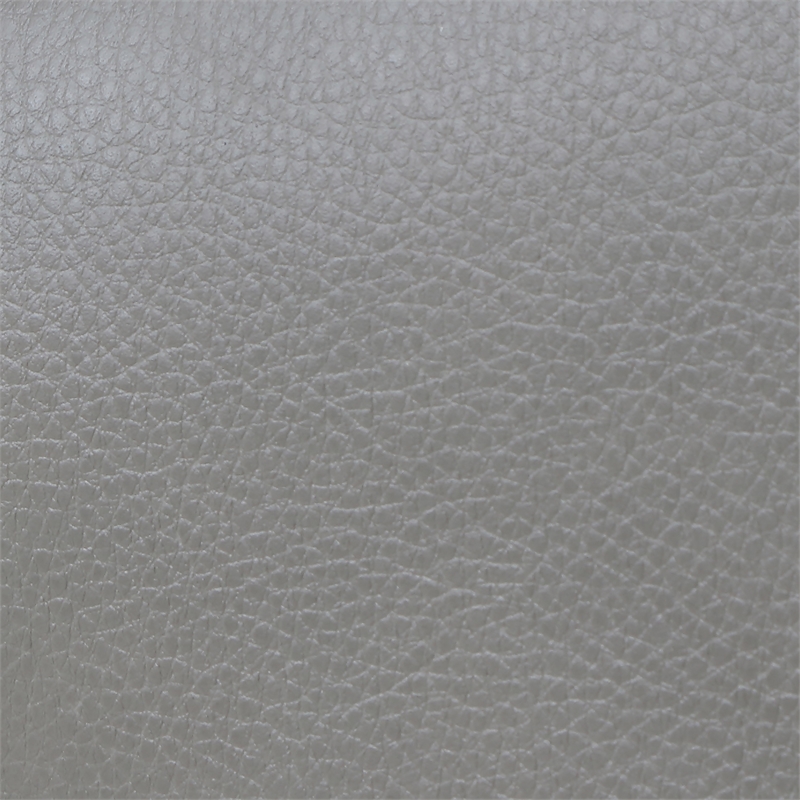 Bowery Hill Modern Smoke Gray Leather Power Console Loveseat