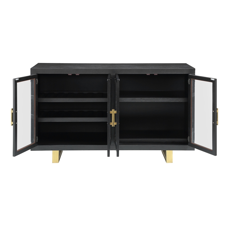 Bowery Hill Extendable Rubbed Charcoal 8-piece Counter Height Dining Set