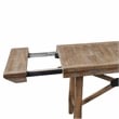 Bowery Hill Light Brown Distressed Wood Counter Height 5-Piece Dining Set