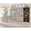 Bowery Hill Modern / Contemporary Tall Bookcase in Distressed Clear Cherry