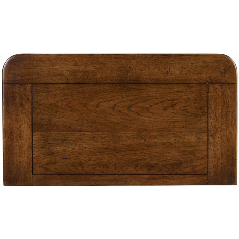 Bowery Hill Modern / Contemporary 2 Drawer Nightstand in Pecan