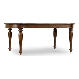 Bowery Hill Modern / Contemporary Dining Room Leg Table in Mahogany Wood