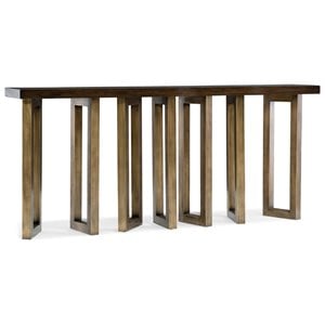 Bowery Hill Modern / Contemporary Hall Console in Dark Wood in Wood
