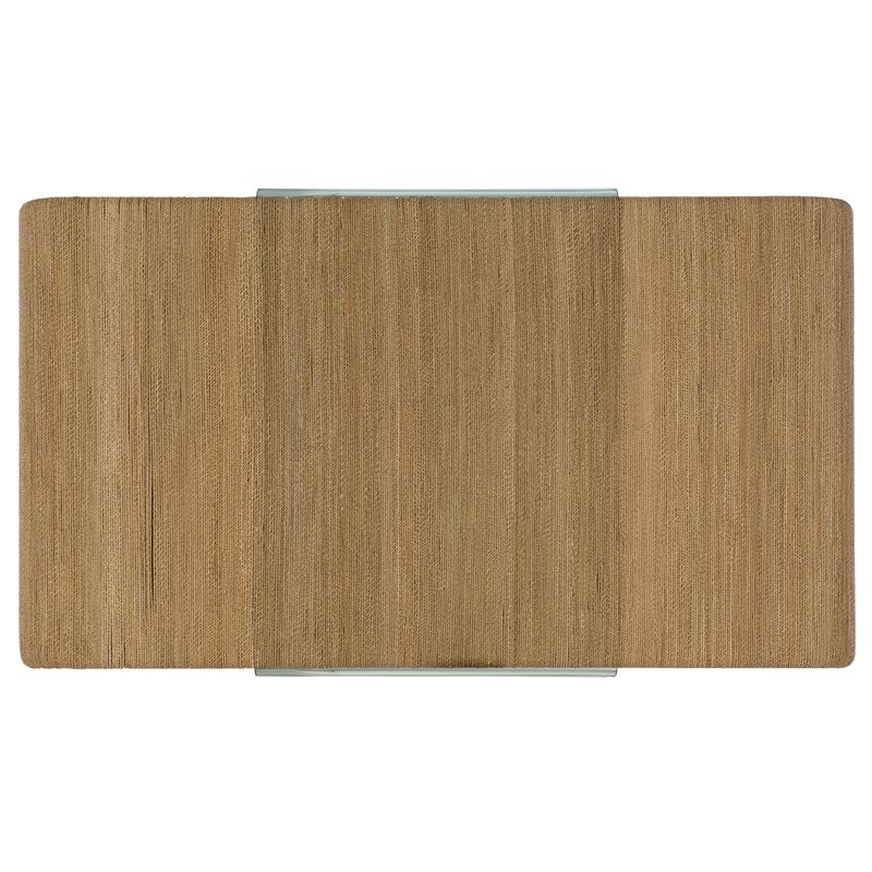 Bowery Hill Modern / Contemporary Rope and Glass Cocktail Table