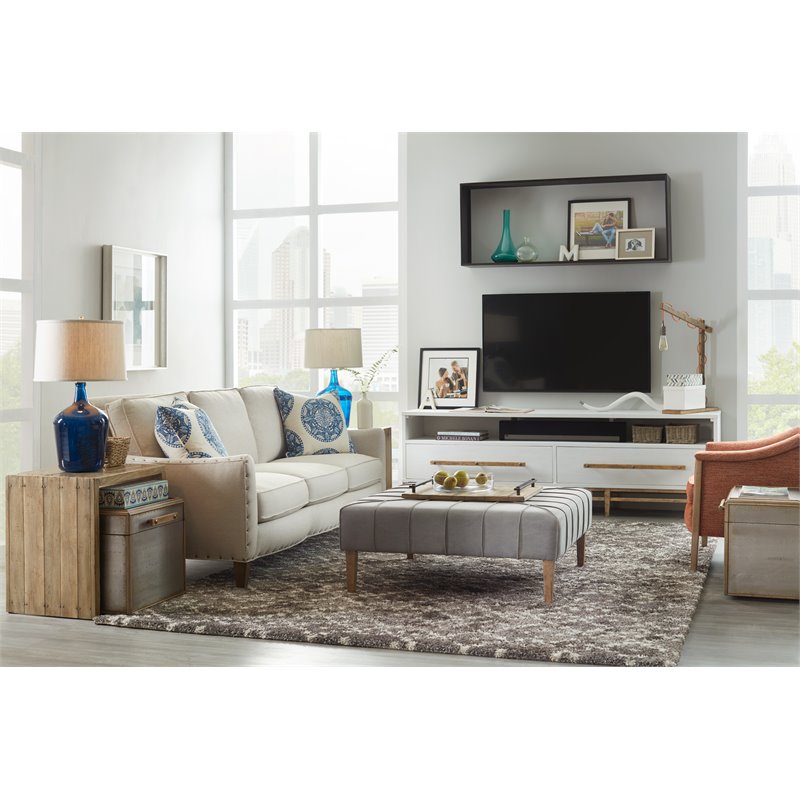 Bowery Hill Modern / Contemporary Metal Enertainment Credenza