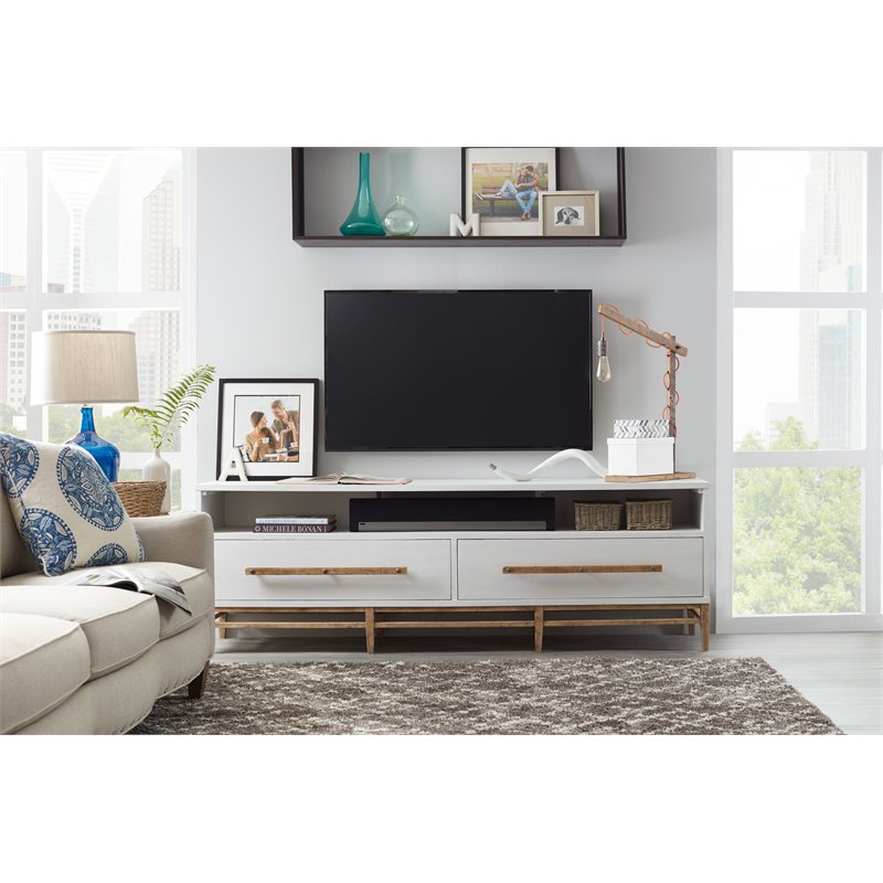 Bowery Hill Modern / Contemporary Metal Enertainment Credenza