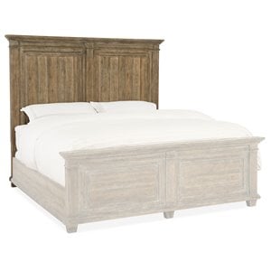 Bowery Hill Modern / Contemporary Panel Headboard in Distressed Wood