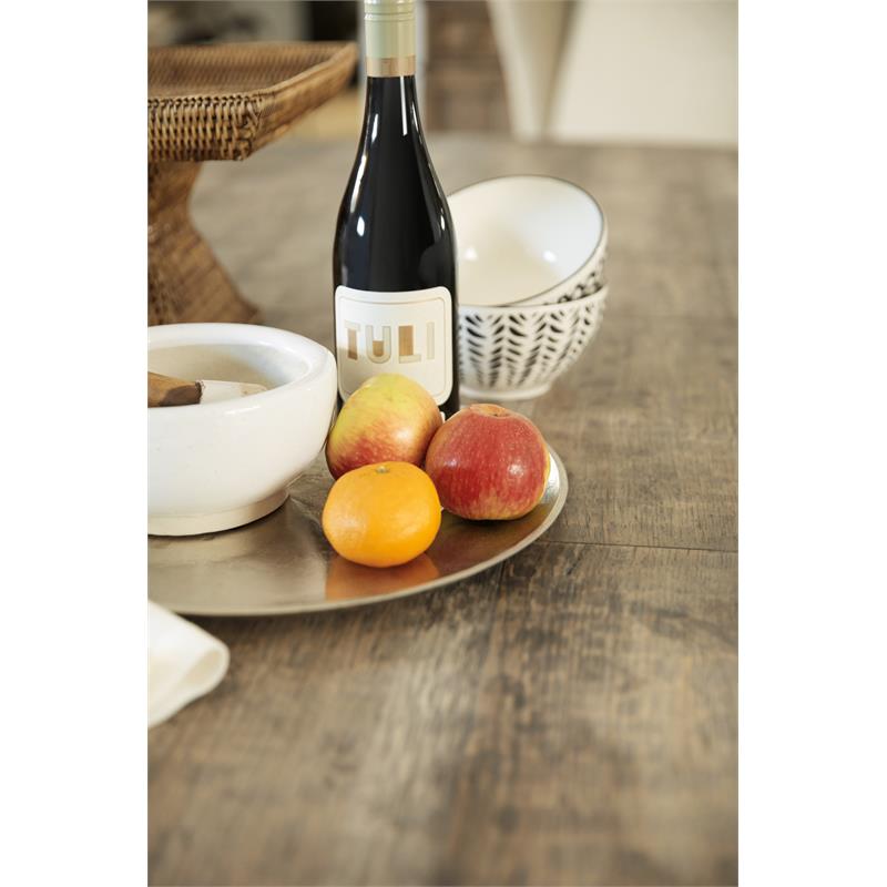 Bowery Hill Modern / Contemporary Dining Room 86in Double Pedestal Table