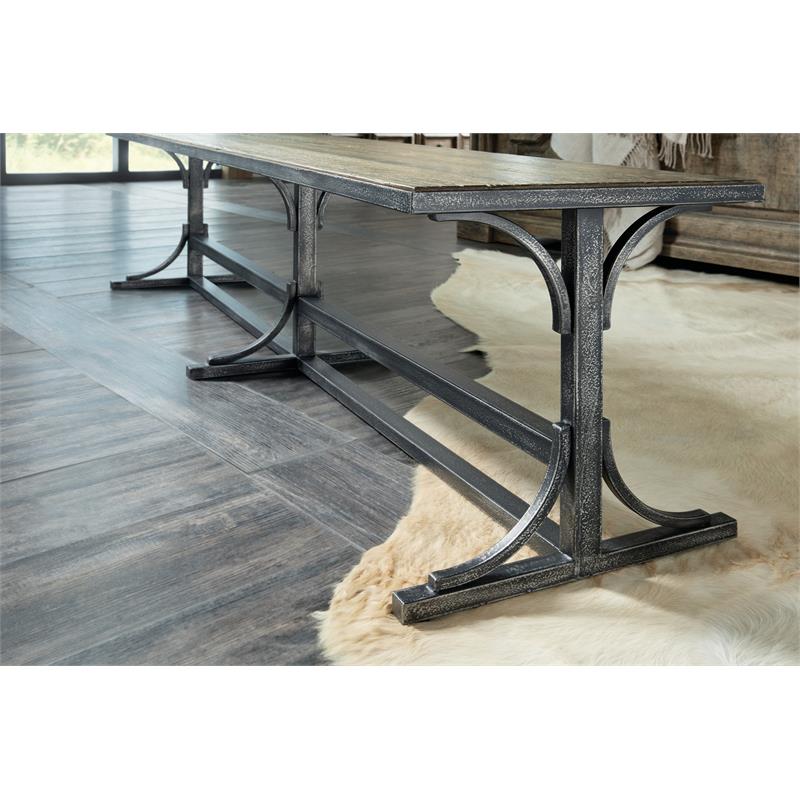 Bowery Hill Modern / Contemporary Bedroom Bed Bench in Brown Wood