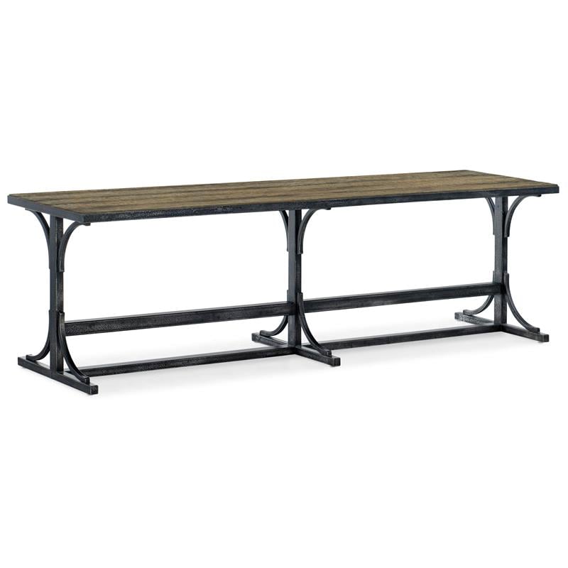 Bowery Hill Modern / Contemporary Bedroom Bed Bench in Brown Wood