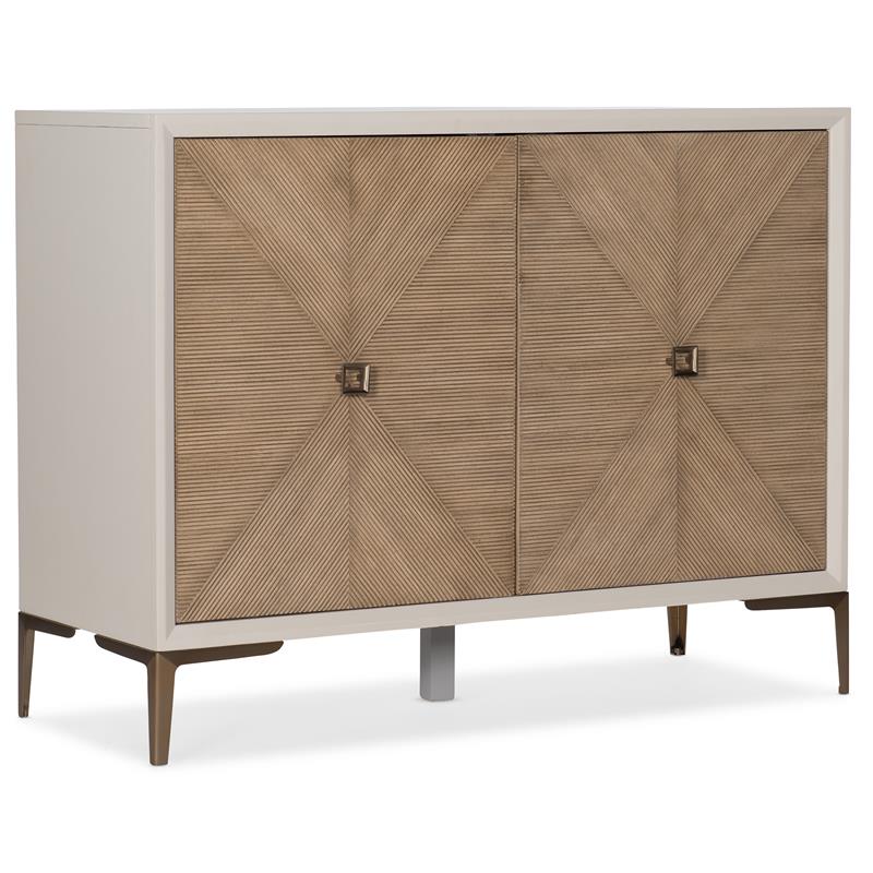 Bowery Hill Modern / Contemporary Living Room Hall Chest in Beige Wood