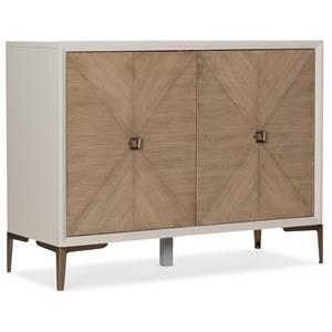 Bowery Hill Modern / Contemporary Living Room Hall Chest in Beige Wood