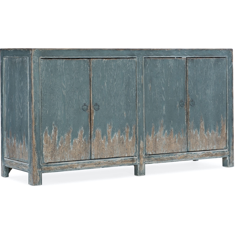 Bowery Hill Contemporary Home Entertainment Four Door Media Console