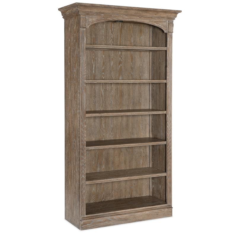 Bowery Hill Modern / Contemporary Home Office Bookcase in Brown Wood