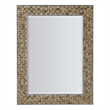 Bowery Hill Modern / Contemporary Bedroom Portrait Mirror in Brown Resin