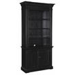 Bowery Hill Modern / Contemporary Home Office Bookcase in Black Wood
