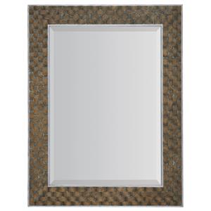 Bowery Hill Modern / Contemporary Bedroom Portrait Mirror in Brown Resin