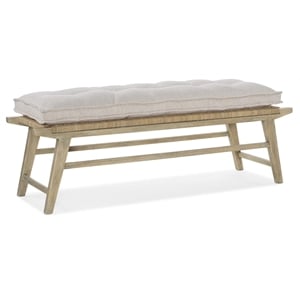 Bowery Hill Modern / Contemporary Bedroom Bed Bench in Fabric