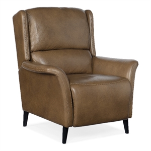 Bowery Hill Contemporary Living Room Power Recliner with Power Headrest