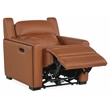 Bowery Hill Contemporary Living Room Power Recliner with Power Headrest
