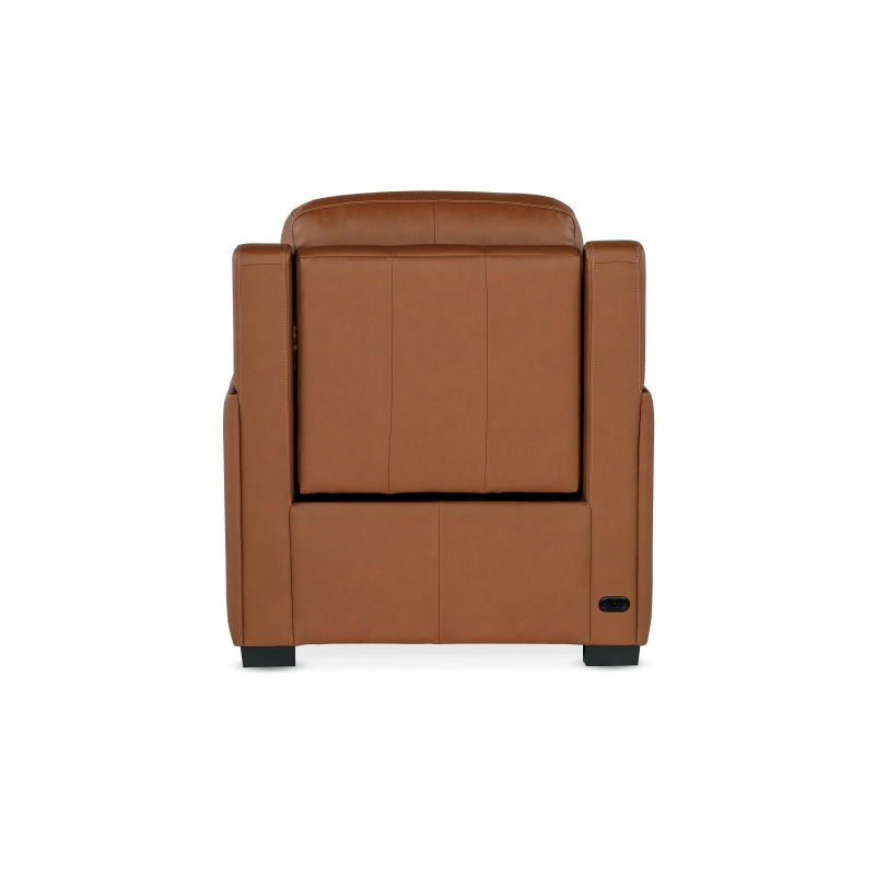 Bowery Hill Contemporary Living Room Power Recliner with Power Headrest