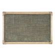 Bowery Hill Modern / Contemporary Wood Rattan Bedside Table in Beige