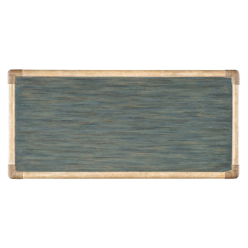 Bowery Hill Modern / Contemporary Rattan Wood Chest in Beige