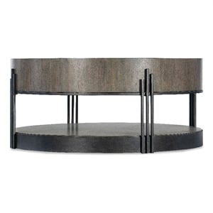 Bowery Hill Modern / Contemporary Wood Cocktail Table in Brown