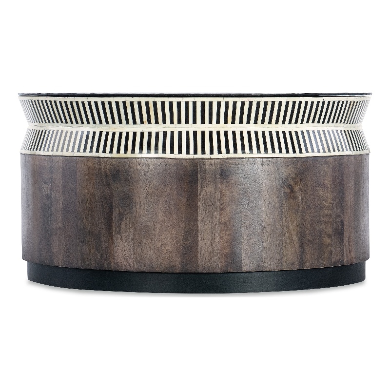 Bowery Hill Modern / Contemporary Wood Cocktail Table in Brown