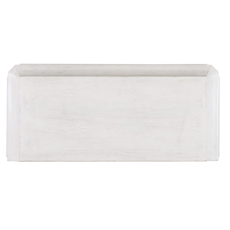 Bowery Hill Modern / Contemporary 3-Drawer Wood Chest in White