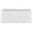 Bowery Hill Modern / Contemporary 3-Drawer Wood Chest in White