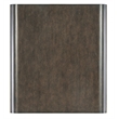 Bowery Hill Modern / Contemporary Metal End Table in Brown Metal