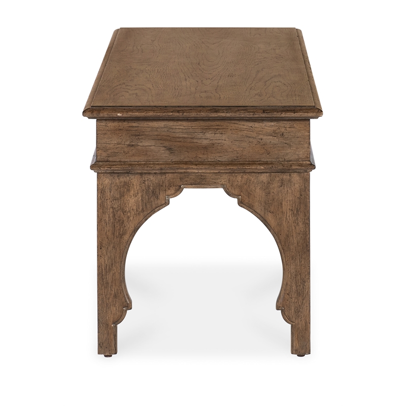 Bowery Hill Modern / Contemporary Wood Bed Bench in Brown Finish