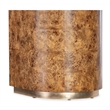 Bowery Hill Modern / Contemporary Wood Square Accent Table in Brown
