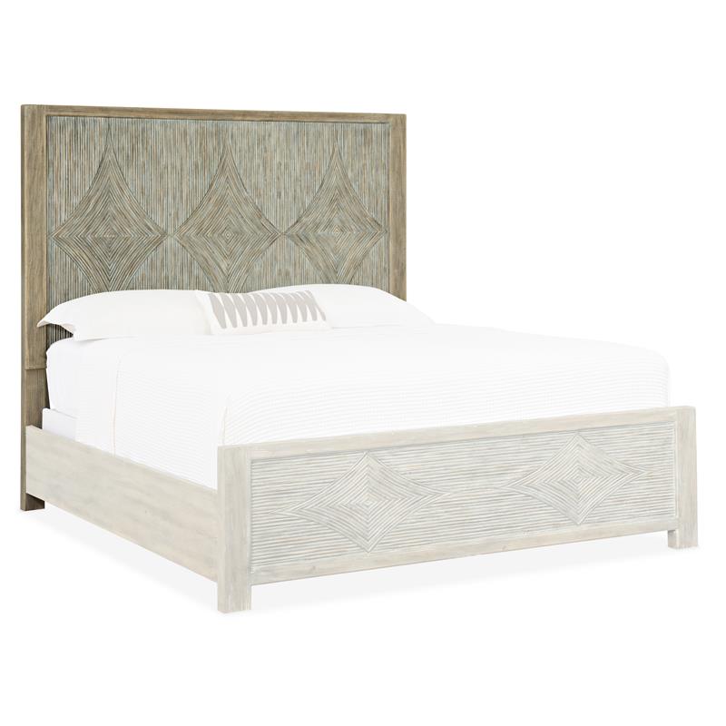 Bowery Hill Modern / Contemporary Bedroom Panel Headboard in Natural Resin