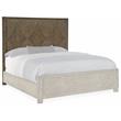 Bowery Hill Modern / Contemporary Bedroom Panel Headboard in Brown Resin